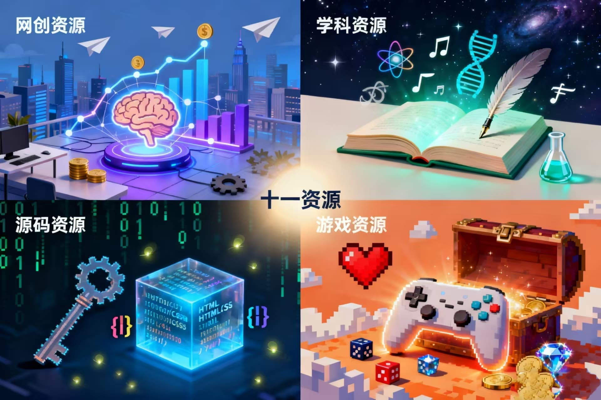 十一资源 - 专业网创资源下载平台 | 学科资料 | 源码分享 | 游戏下载